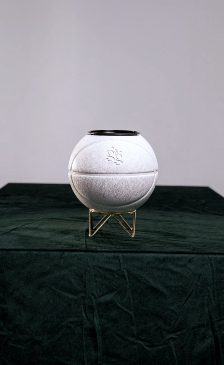The Basketball Planter